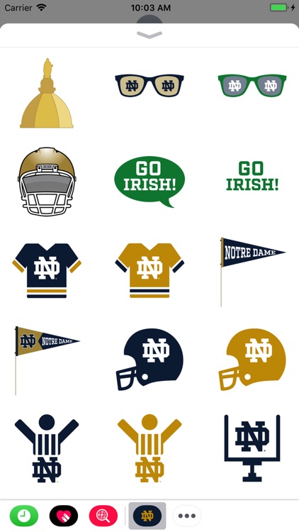 Notre Dame Stickers