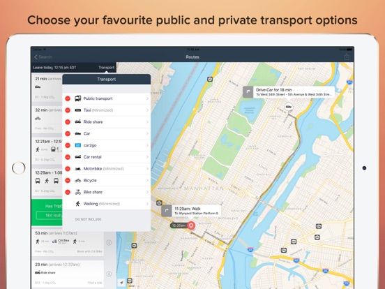 TripGo: Transport Planner screenshot