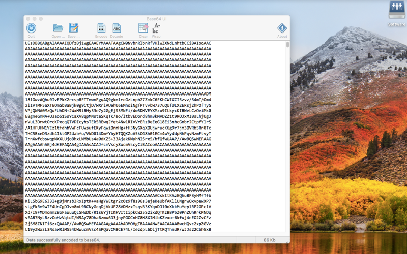 Base64UI screenshot 2
