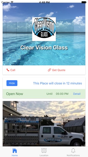 Clear Vision Glass