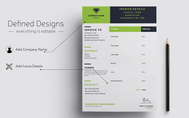 Invoice Templates Maker by CA(圖5)-速報App