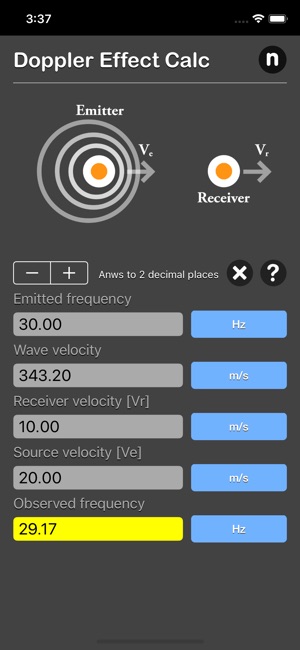 Doppler Effect Calculator