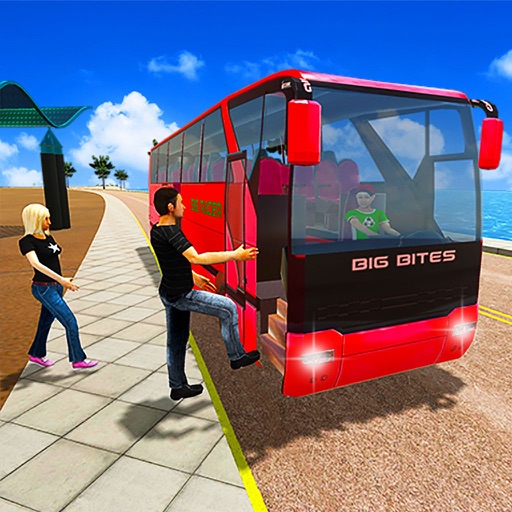 City Bus Coach Driver 3D icon