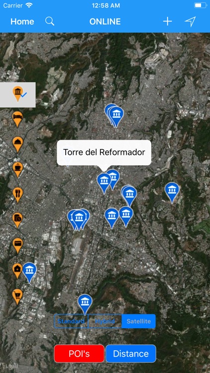 Guatemala City Travel Map