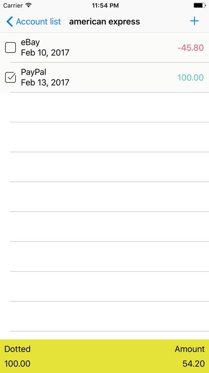 Simplified Account