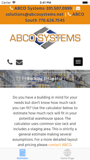 ABCO Systems Racking Estimator(圖2)-速報App