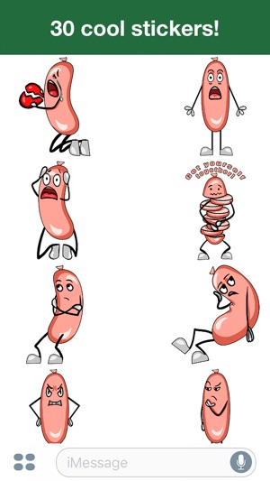 Hot Sausage - Cute stickers(圖4)-速報App