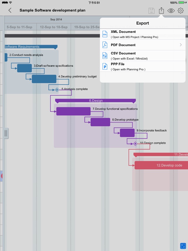 Project Gantt Charts Schedule(圖2)-速報App