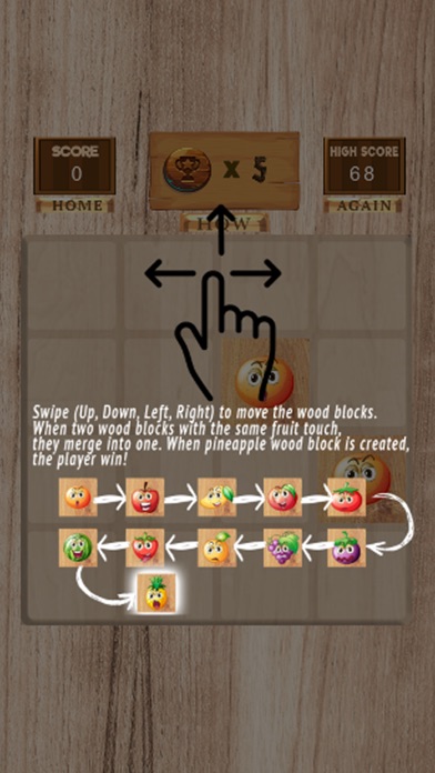 Fruit Wood Puzzle screenshot 2