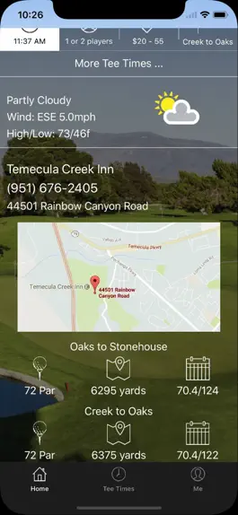 Game screenshot Temecula Creek Golf Tee Times apk
