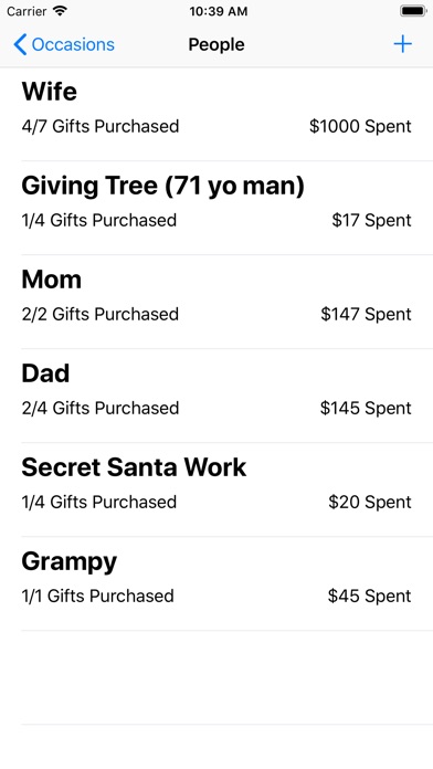 Gift List - Gift Management screenshot 2