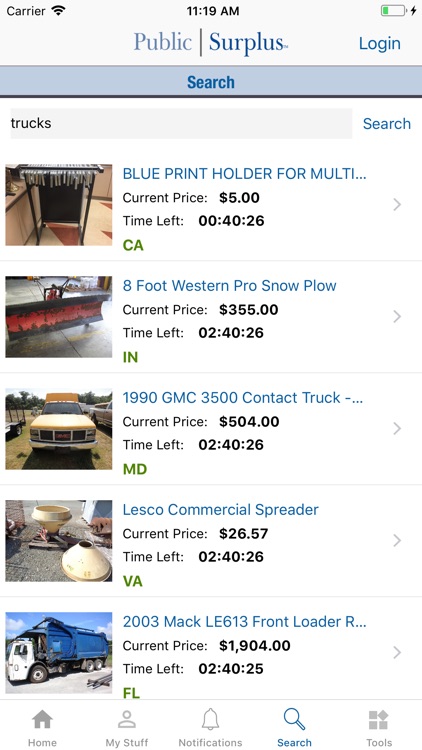 Public Surplus Buyers App By Webcat Llc