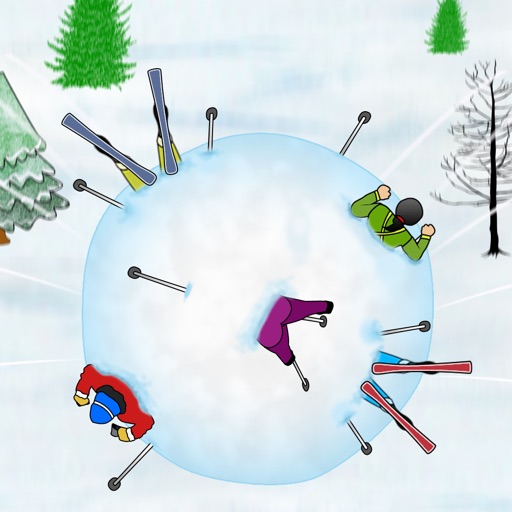 Winter Mountain Avalanche Snowball : Run like Hell in the snow - Free Edition iOS App