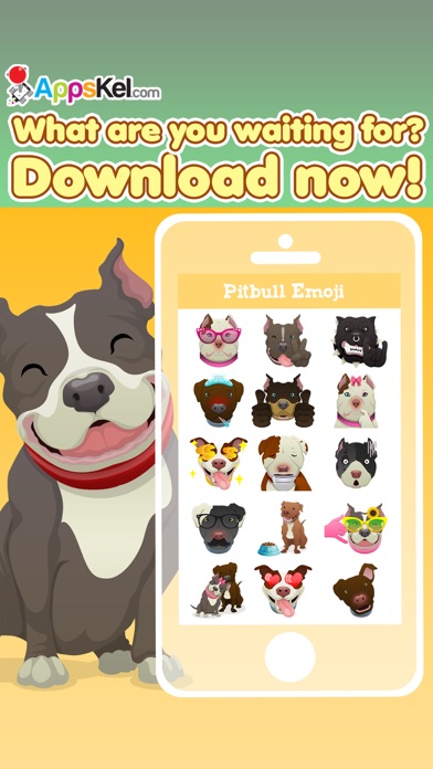Pit-Bull Emoji Pro screenshot 4