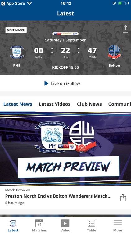 Preston North End Official App