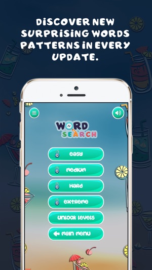 Word Search Drinks Puzzle(圖3)-速報App