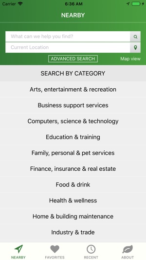 Shop Green - Business Search