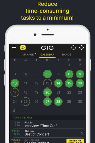 GIG - plan. schedule. publish screenshot 4