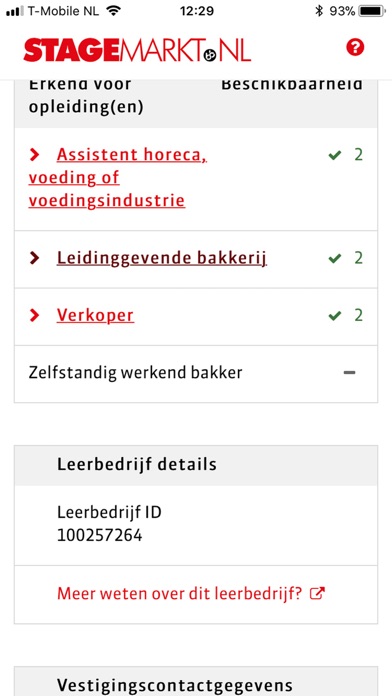 Stagemarkt App screenshot 3