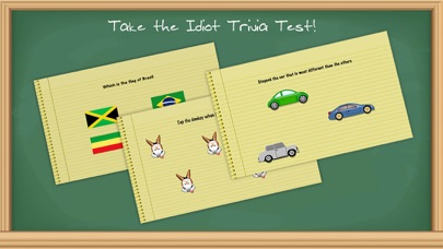 How to cancel & delete Idiot Test - Brain Teasers and Mind Games from iphone & ipad 1