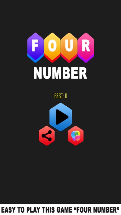 Four Number - Hexa Puzzle Game