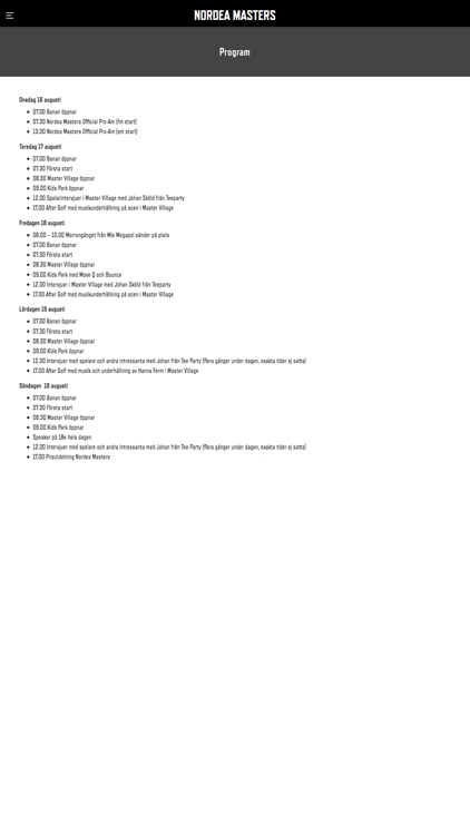 Nordea Masters screenshot-7