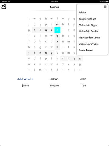 PuzzleMaker: WordSearch screenshot 2