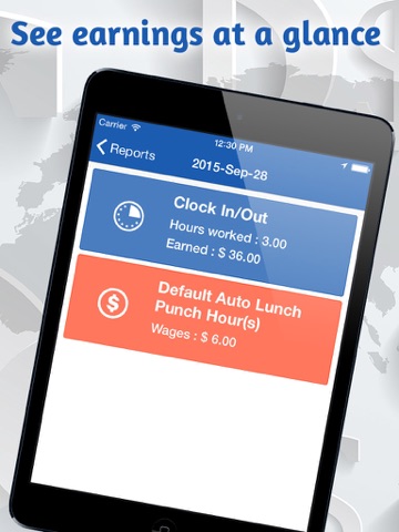 iTimePunch Plus Time Sheet App screenshot 2