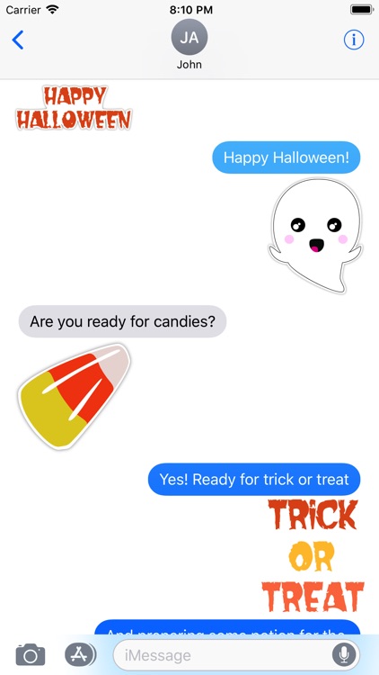 Enjoy Halloween Stickers