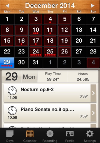 Piano Diary - US screenshot 2