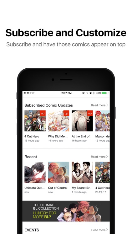 Lezhin Comics-Premium Webtoons screenshot-3