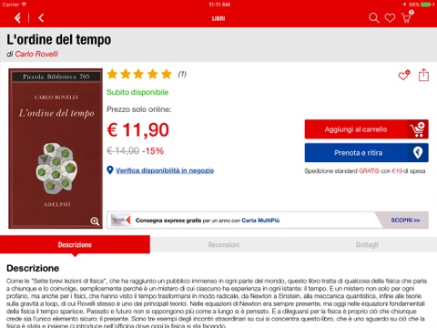 la Feltrinelli Mobile screenshot 2