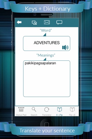 Filipino Eng Dictionary + Keys screenshot 2