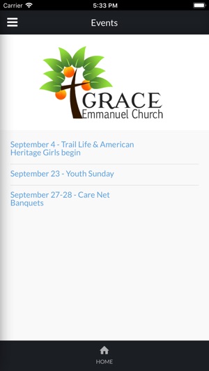 GRACE Emmanuel Church App(圖4)-速報App