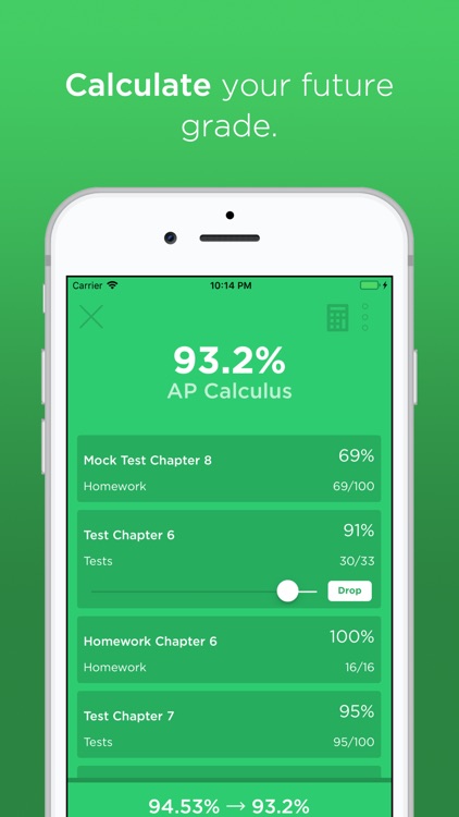 Grades - View your scores