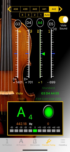 中提琴調音器 - 音準練習伴侶(圖6)-速報App