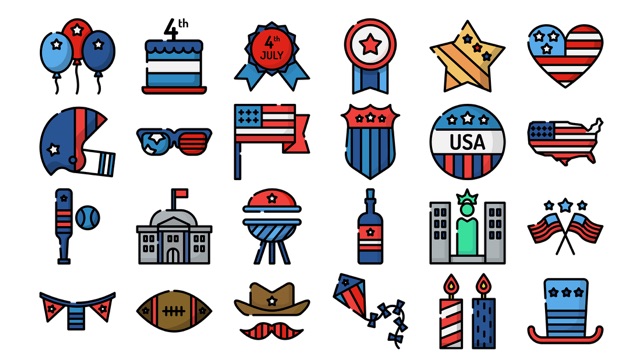 4th of July  Stickers(圖1)-速報App