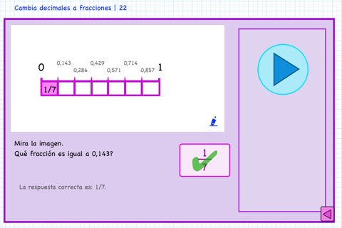 Decimals and fractions math screenshot 4