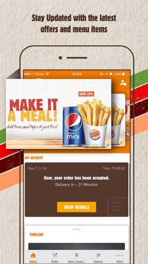 Burger King India Order Online