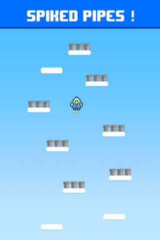 Blue Bird Jump - Flappy Rising screenshot 2
