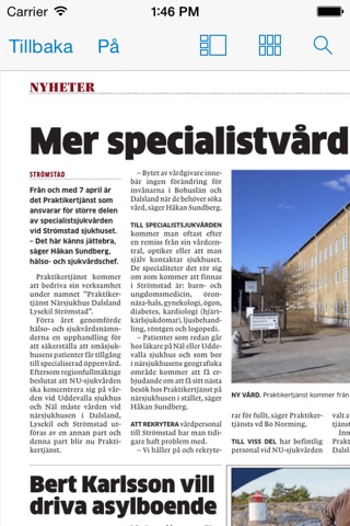 Strömstads Tidning E-tidning screenshot 3