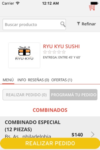 Ryu Kyu Sushi screenshot 2