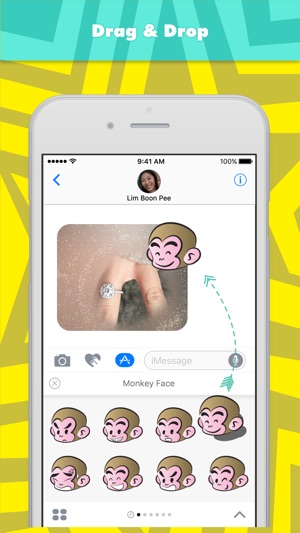 Monkey Face stickers by wenpei(圖3)-速報App