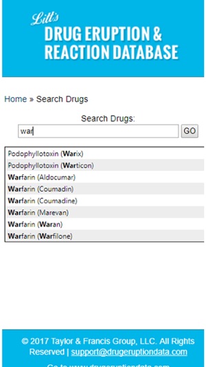 Litt's Drug Eruption Database(圖3)-速報App