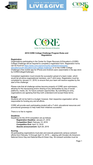 CORE College Challenge(圖2)-速報App