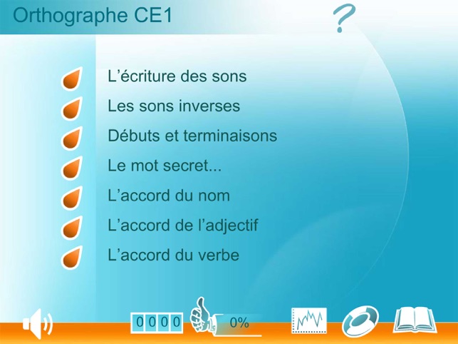 Orthographe CE1