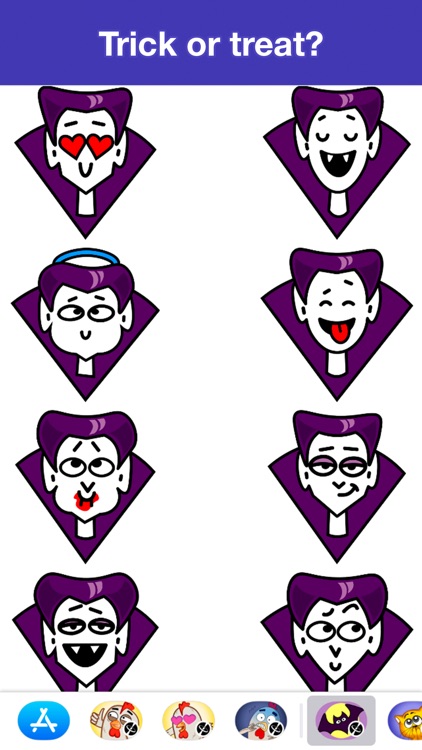 Dracula - Halloween stickers