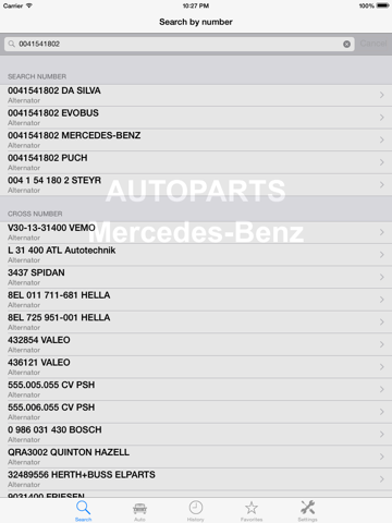 Скриншот из Autoparts for Mercedes-Benz