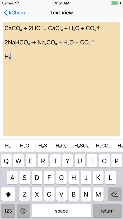 kChem - Chemistry Keyboard screenshot-0