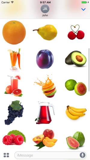 Fruits Pack for iMessage(圖3)-速報App